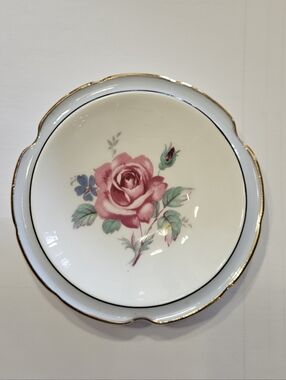 Paragon Cabbage Rose Trinket Dish.